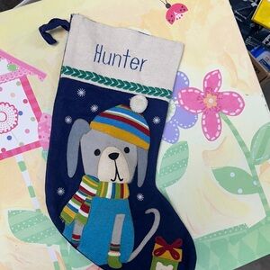 Hunter The Company Store Navy Blue Stocking